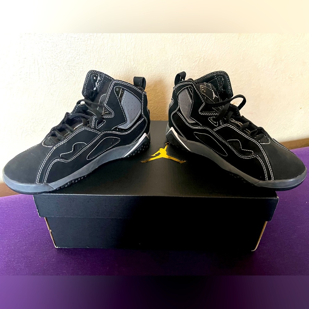 Nike Jordan True Flight Sneakers in “Black Cool Grey” Size 2.5